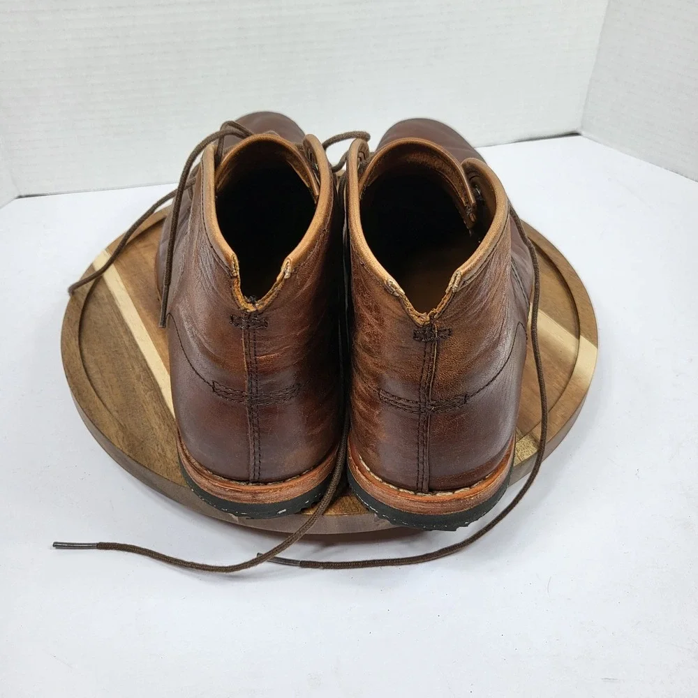 Timberland Boot Company Mens Wodehouse LH PT Chukka Brown Leather Boots Size 8 M